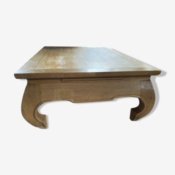 Solid elm coffee table