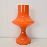 Large glass table lamp, by Stepan Tabery for OPP Jihlava, 1970's.