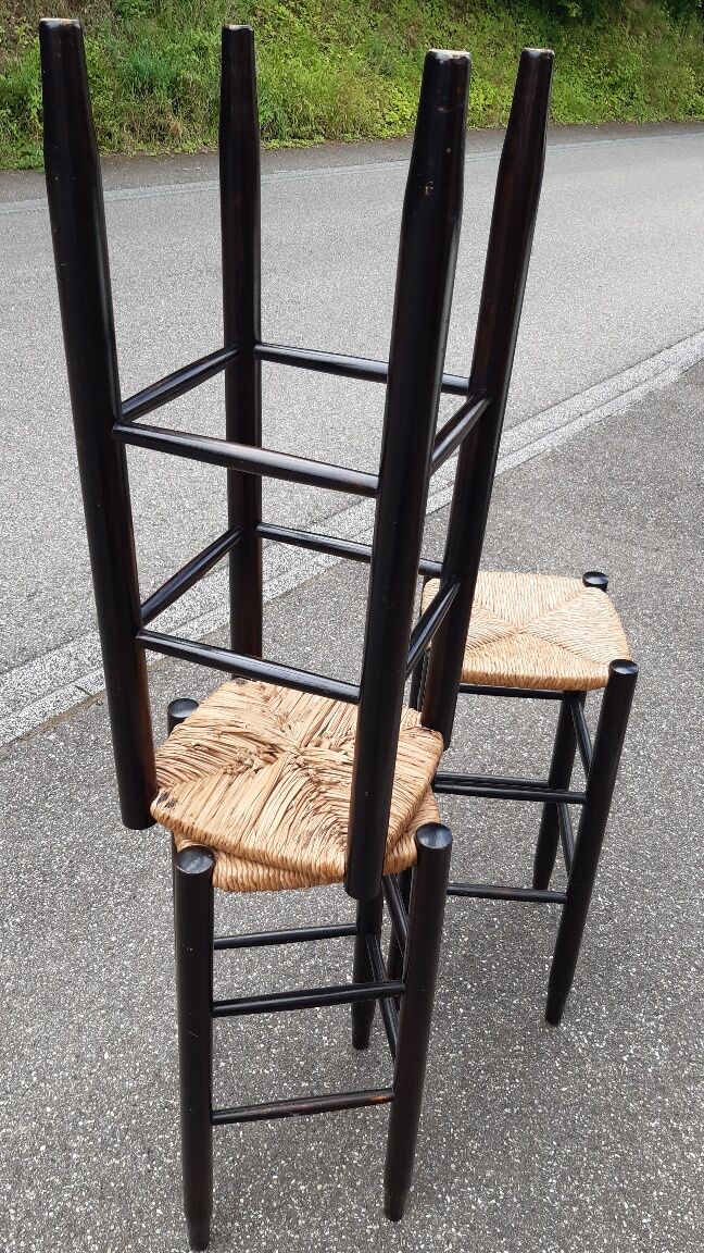 Pine bar stools 1980