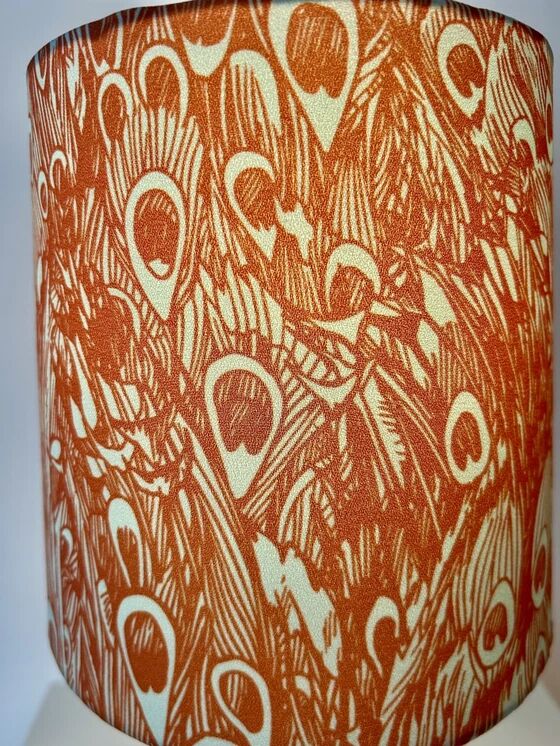 70s vintage orange lamp - wireless - suitable for outdoor use