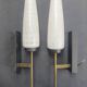 Pair of Lunel wall sconces from the 1950s.