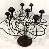 Large brutalist candalabra candle holder 1980’s