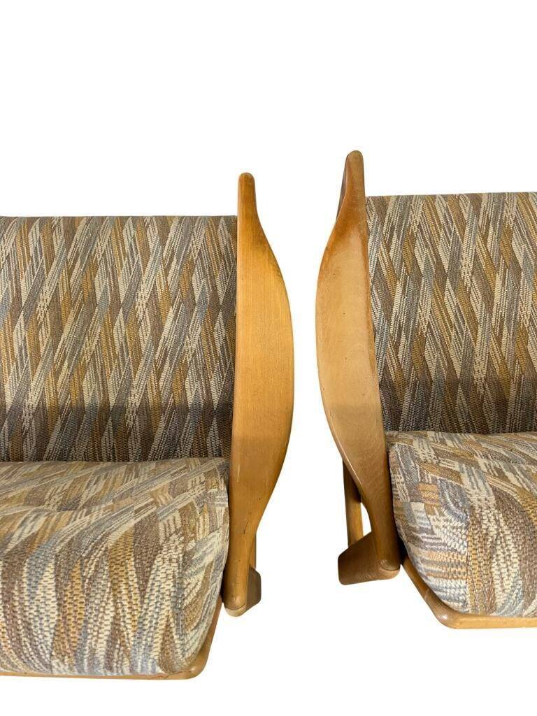 Set of 2 vintage armchairs / individual armchairs / sofas