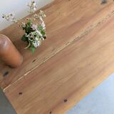 Farmhouse coffee table with drawer