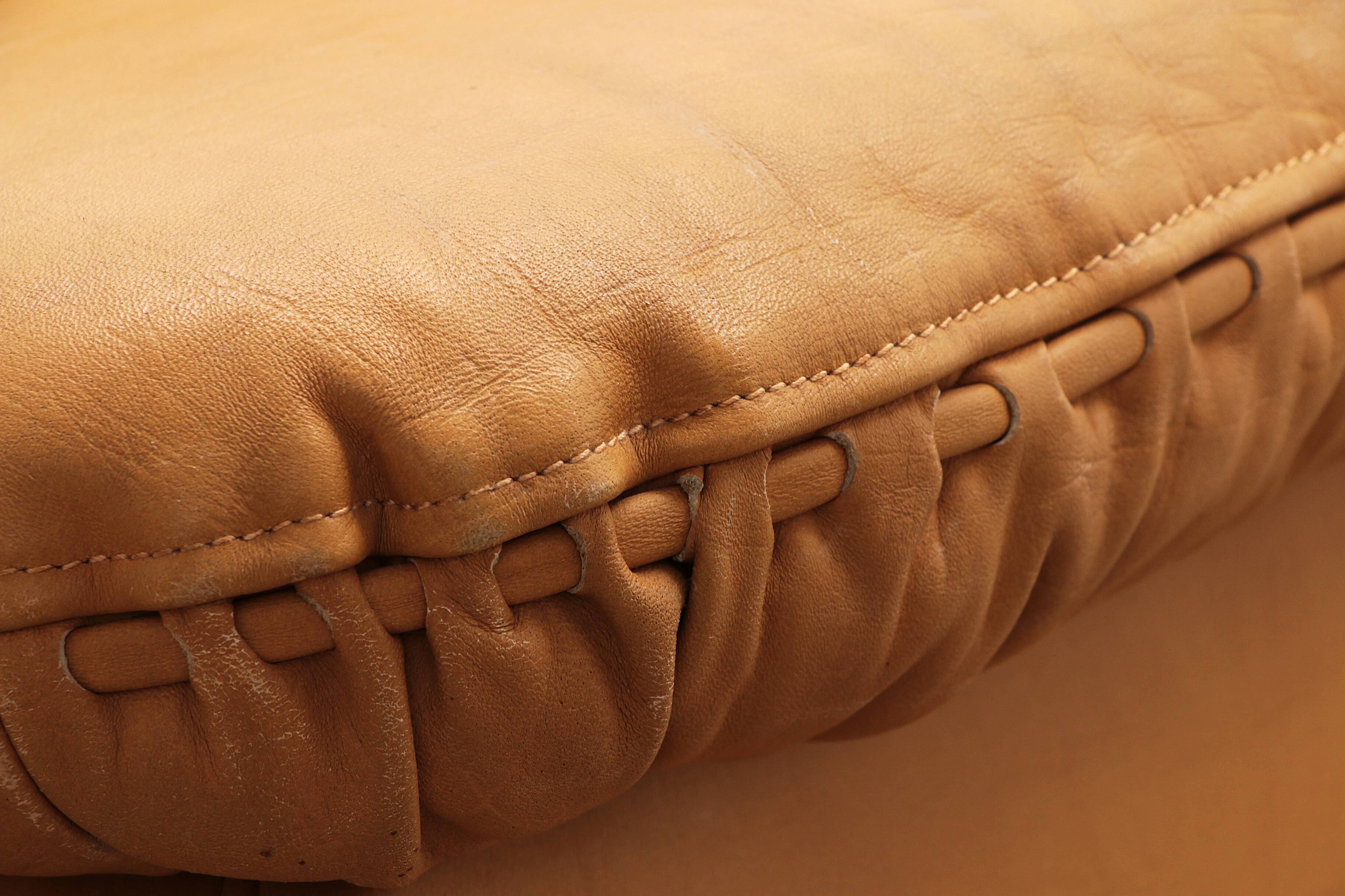 Vintage set Design armchairs by DeSede, 1970 Switzerland.