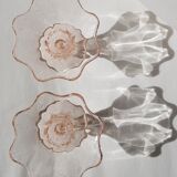 Coffret de 2 gobelets à dessert à la crème glacée en verre rose La Rochere