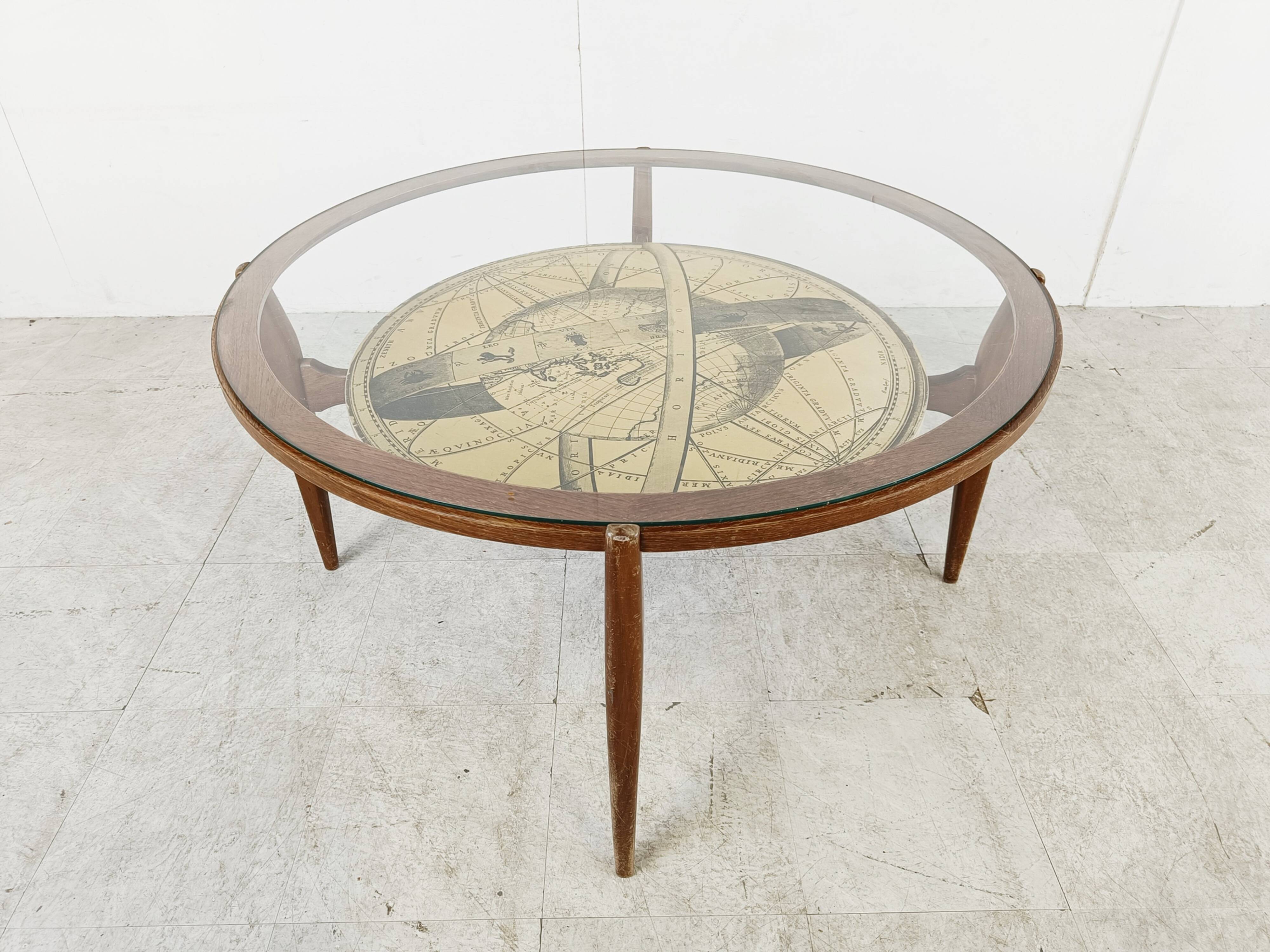 Vintage Italian coffee table, 1950s