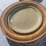 Braided straw basket