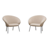 Rare pair of 'F570' lounge chairs by Pierre Paulin for Artifort, 1963