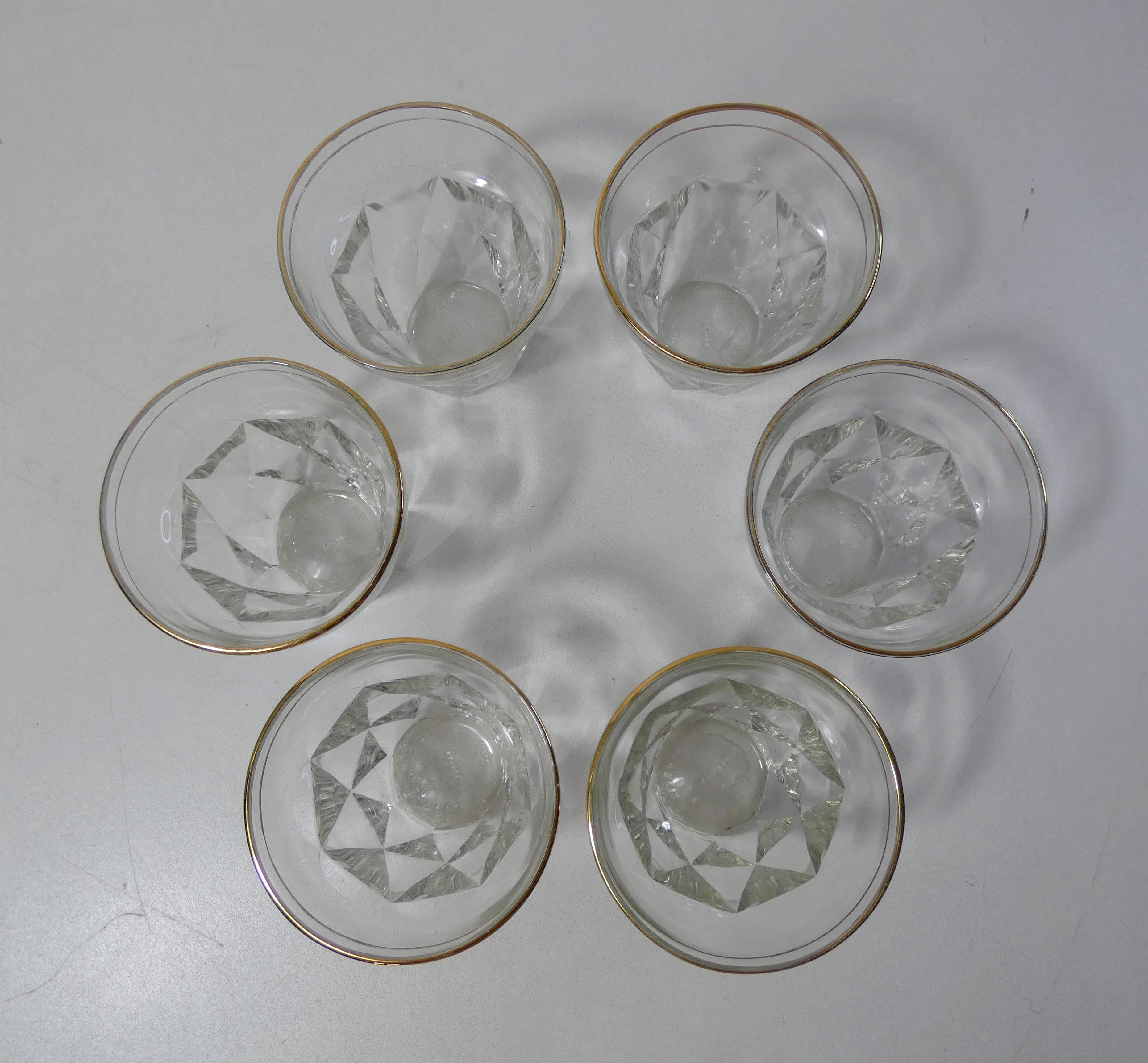 6 bistro glasses