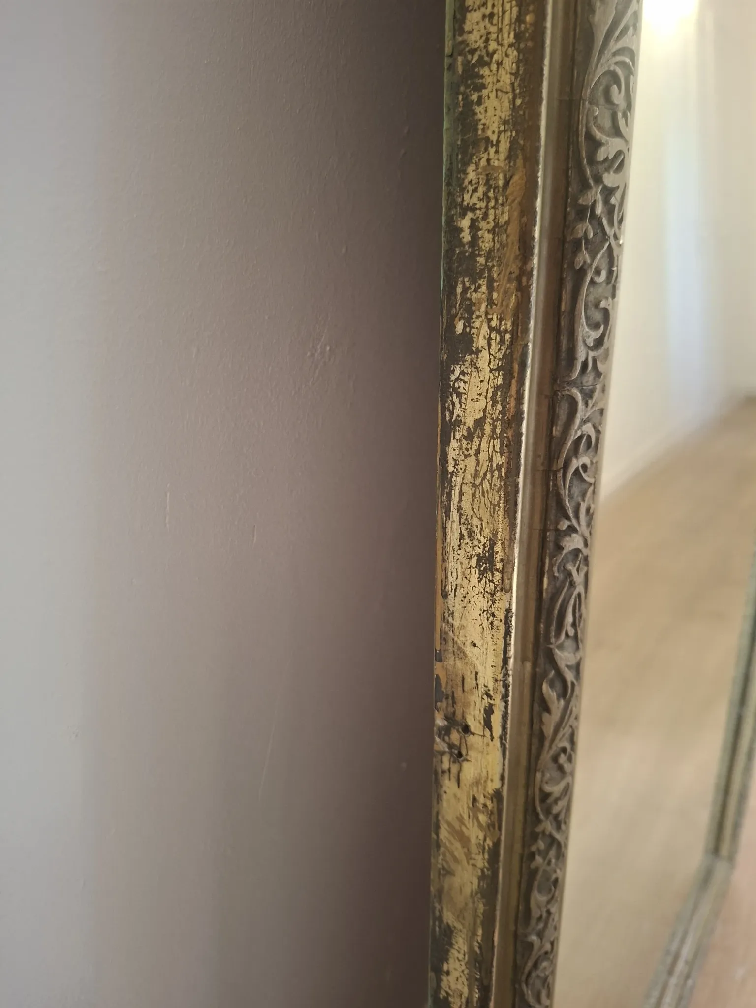 Large Louis-Philippe fireplace mirror, stamp 1899