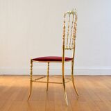 Chaise Chiavari Hollywood Regency 1960