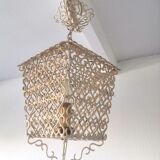 Lantern suspension in metal hooks design 50s - 60s