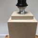Vintage travertine lamp