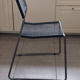 Set of 4 vintage chairs of the iconic Melker "spaghetti" model by Lisa Norinder for Ikea, 1990