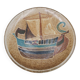 Vallauris stoneware plate the argonauts isabelle ferlay & frédérique bouguet