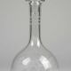 Engraved crystal carafe from the late 19th to early 20th century.