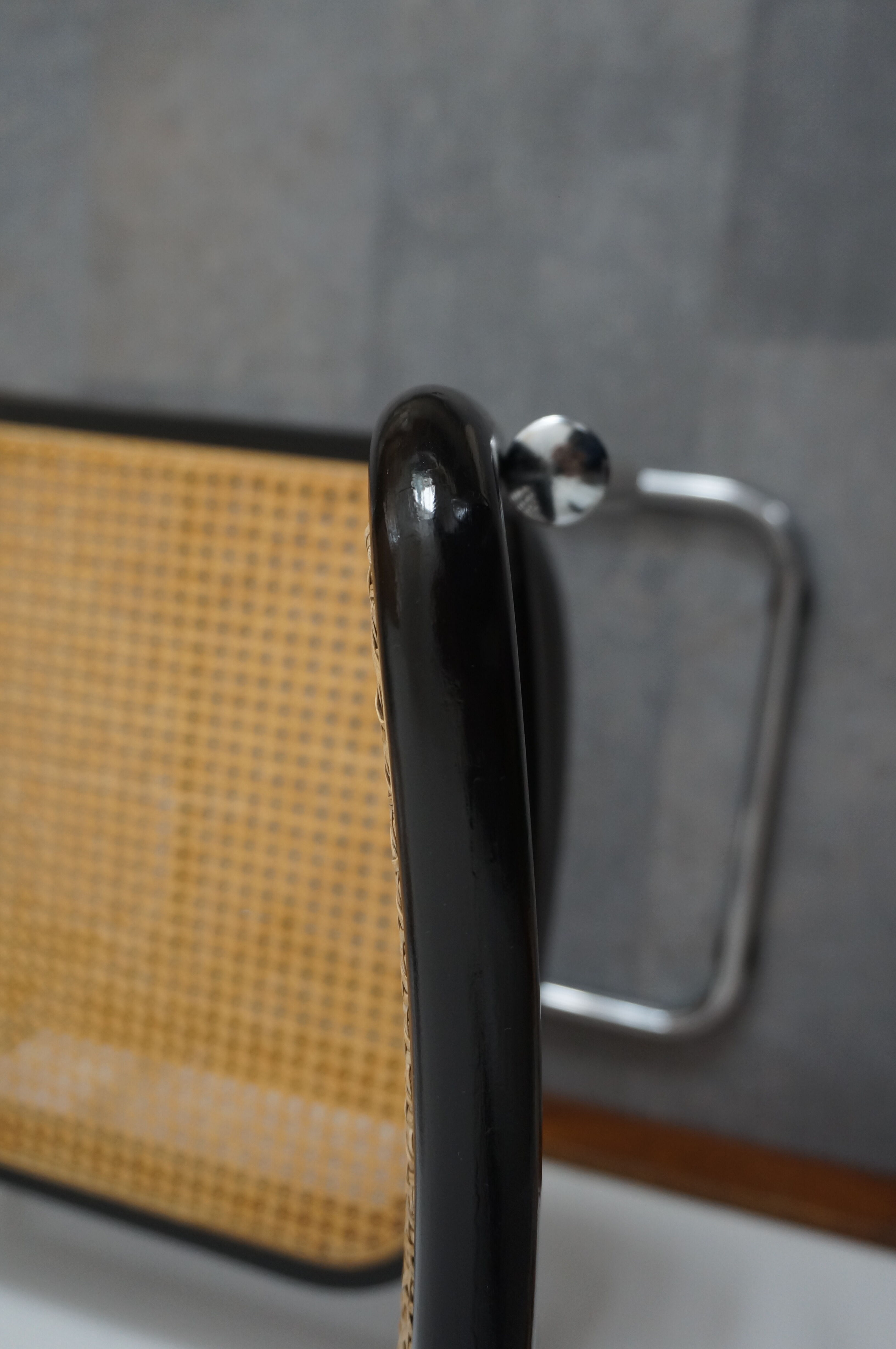 Pair of chairs canned, model b32 by Marcel Breuer