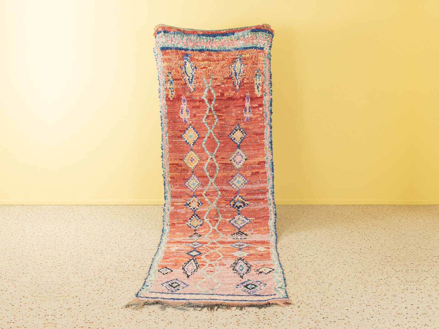 Azilal vintage, tapis berbère, 115 x 325