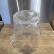 Grand seau à champagne / rafraîchisseur et sa louche Verre bullé Biot