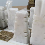 Chess set - brutalist - 1970s