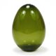 Art glass vase Saippuakupla green soap by Kaj Franck, Nuutajärvi Finland.