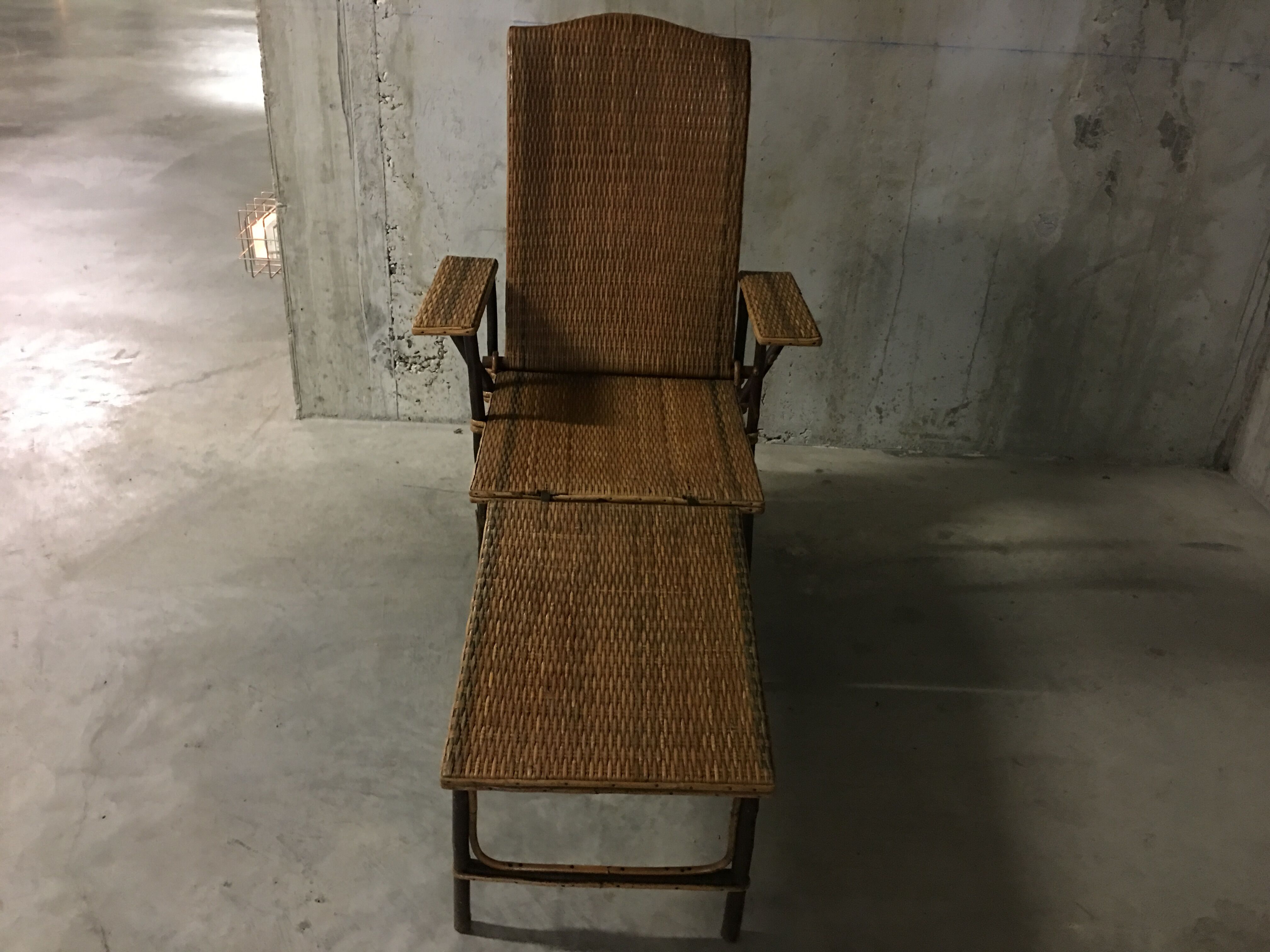 50s Wicker Lounge chair