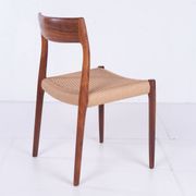 Six chairs by Niels O. Moller, rosewood, model 77, with certificate
