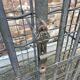 Wrought iron wine cellar 200 bottles French wine cellar Rigidex cellar shelf 1950