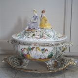 Portuguese porcelain tureen Alcobaca