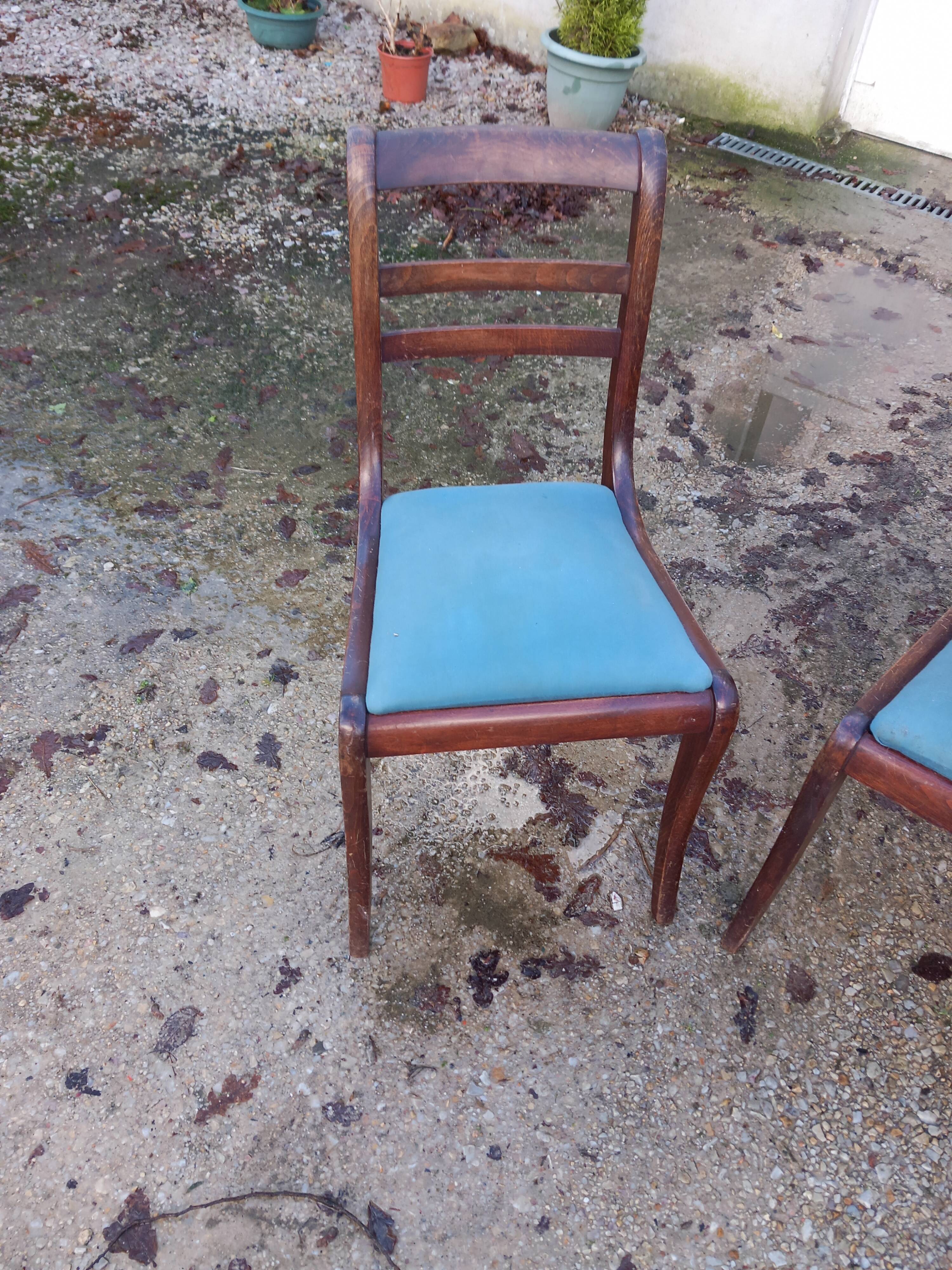 4 Louis Philippe style chairs