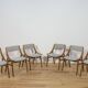 Ski Jumper Chairs from Zamojska, Poland, 1970s, Set of 6