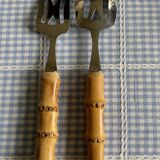 Bamboo serving cutlery