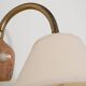 Pair of Scandinavian teak wall lamps, '50s