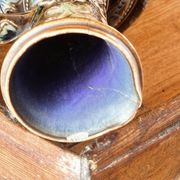 Doulton Lambeth stoneware jug (1879), floral decoration by Henry Winstanley.