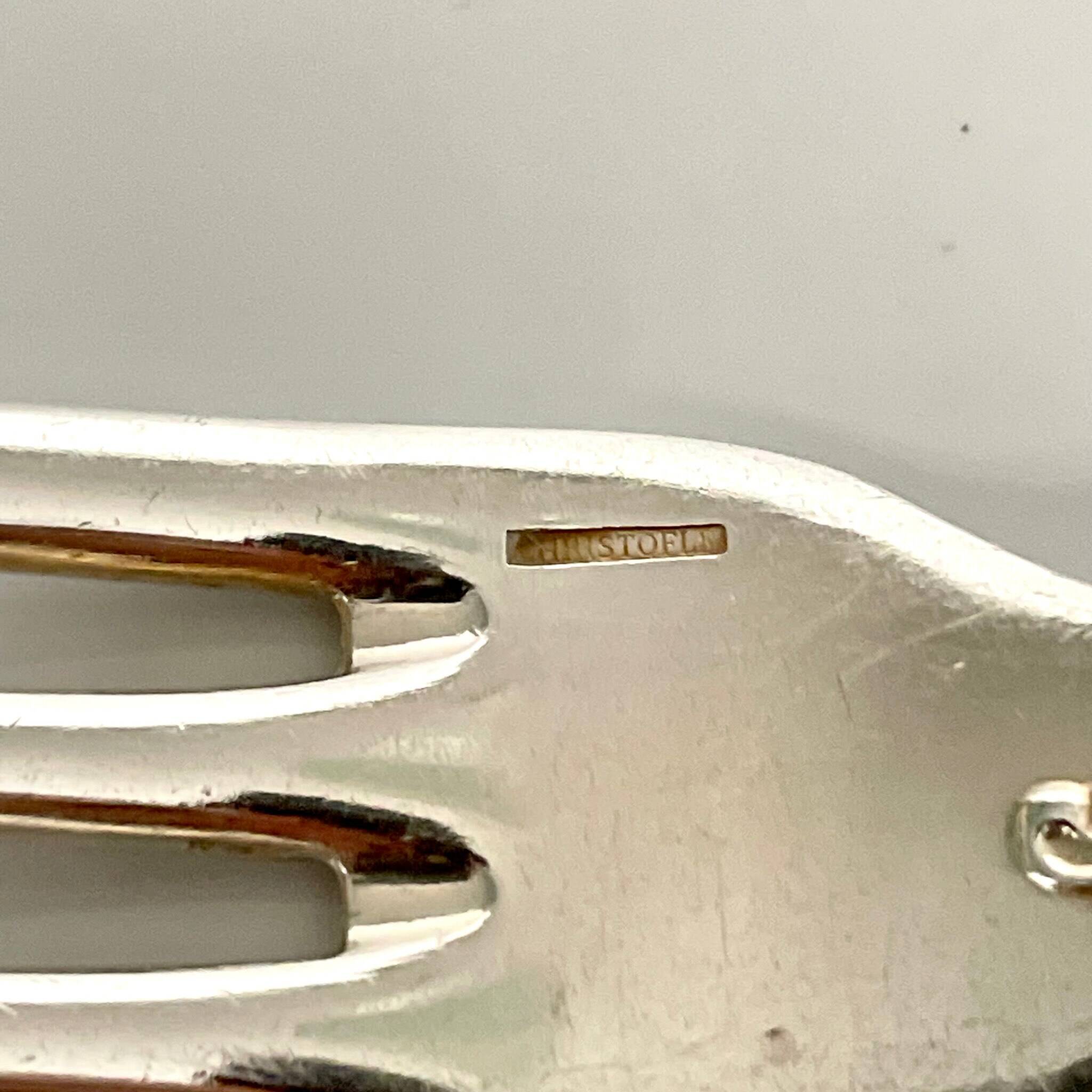 6 Marly Model Forks - Christofle, Silver-Plated Metal