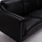 Leather Sofa produced by Hurup Møbelfabrik, Denmark 1970s.