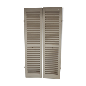 Pair of louver shutter year 50