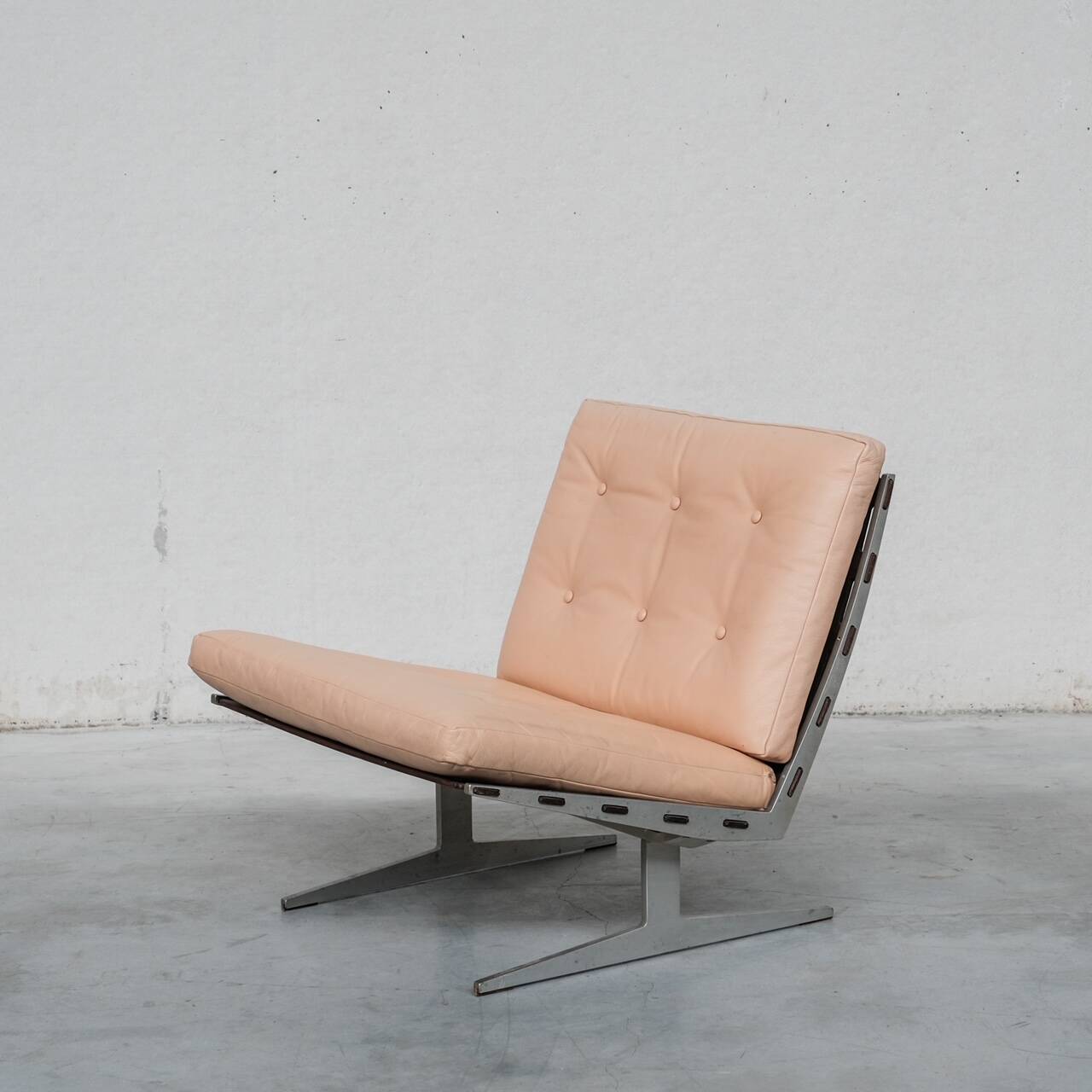 Paul Leidersdorff 'Caravelle' Fauteuil lounge danois du milieu du siècle