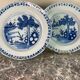 Paire de plats en faïence de Delft, XVIIIème siècle