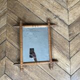 Bamboo mirror 40x34