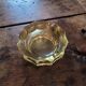 Amber glass ashtray – 1960s–70s
