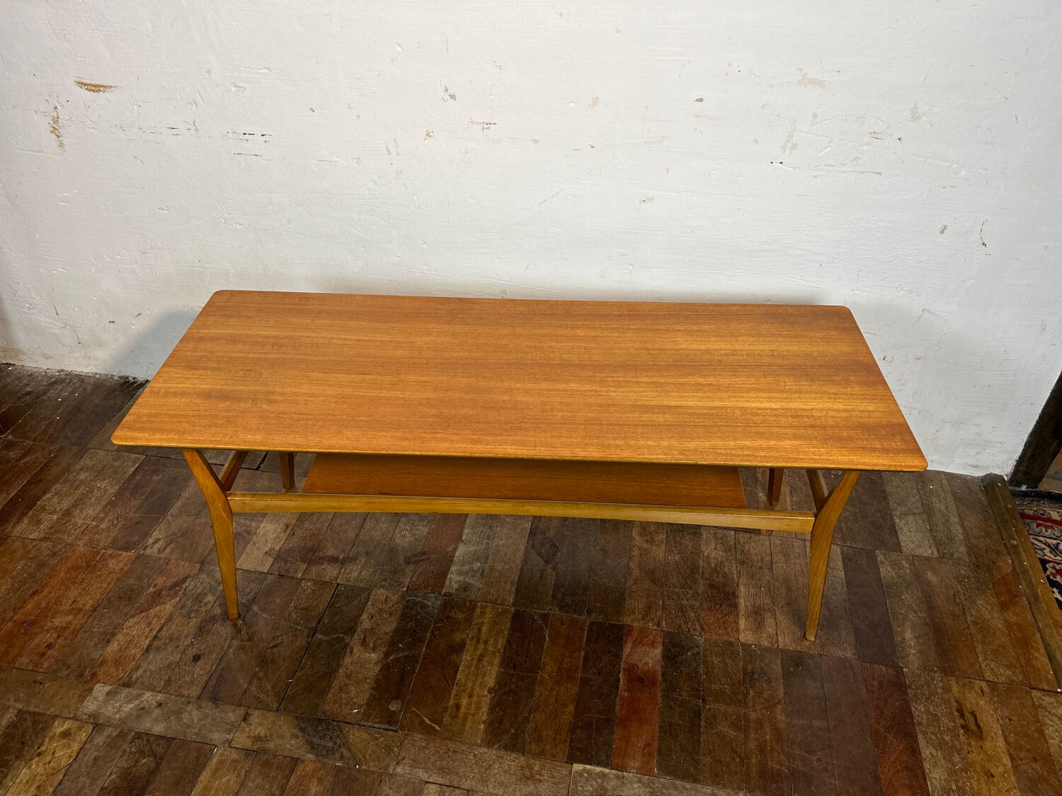 Mid Century Retro Vintage Teak Salon Table 1960
