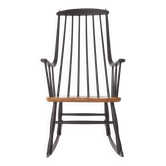 Chaise berçante vintage Grandessa par Lena Larsson pour Nesto, Suède, années 1960