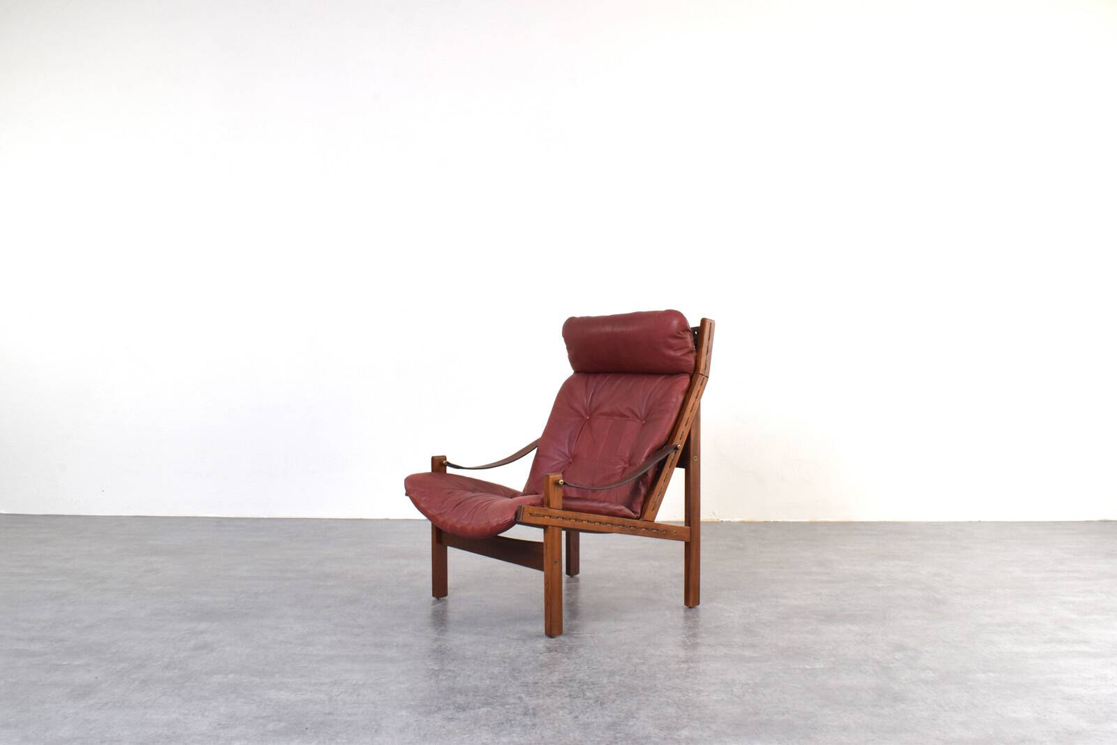 Mid-Century Hunter Lounge Chair by Torbjørn Afdal for Bruksbo, 1960s.