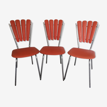 Lot d 3 chairs of the brand Soudexvinyl