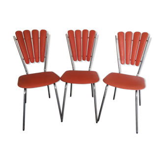 Lot d 3 chairs of the brand Soudexvinyl