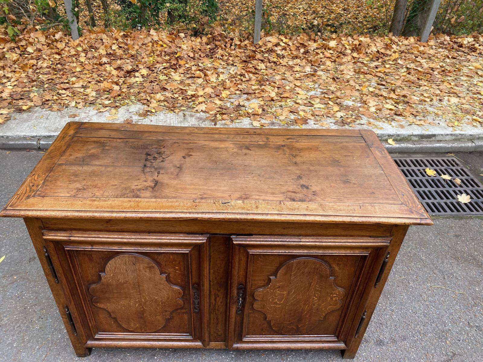 18th Century Solid Oak Farmhouse Buffet