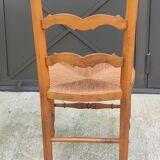 6 old mulched Provencal chairs