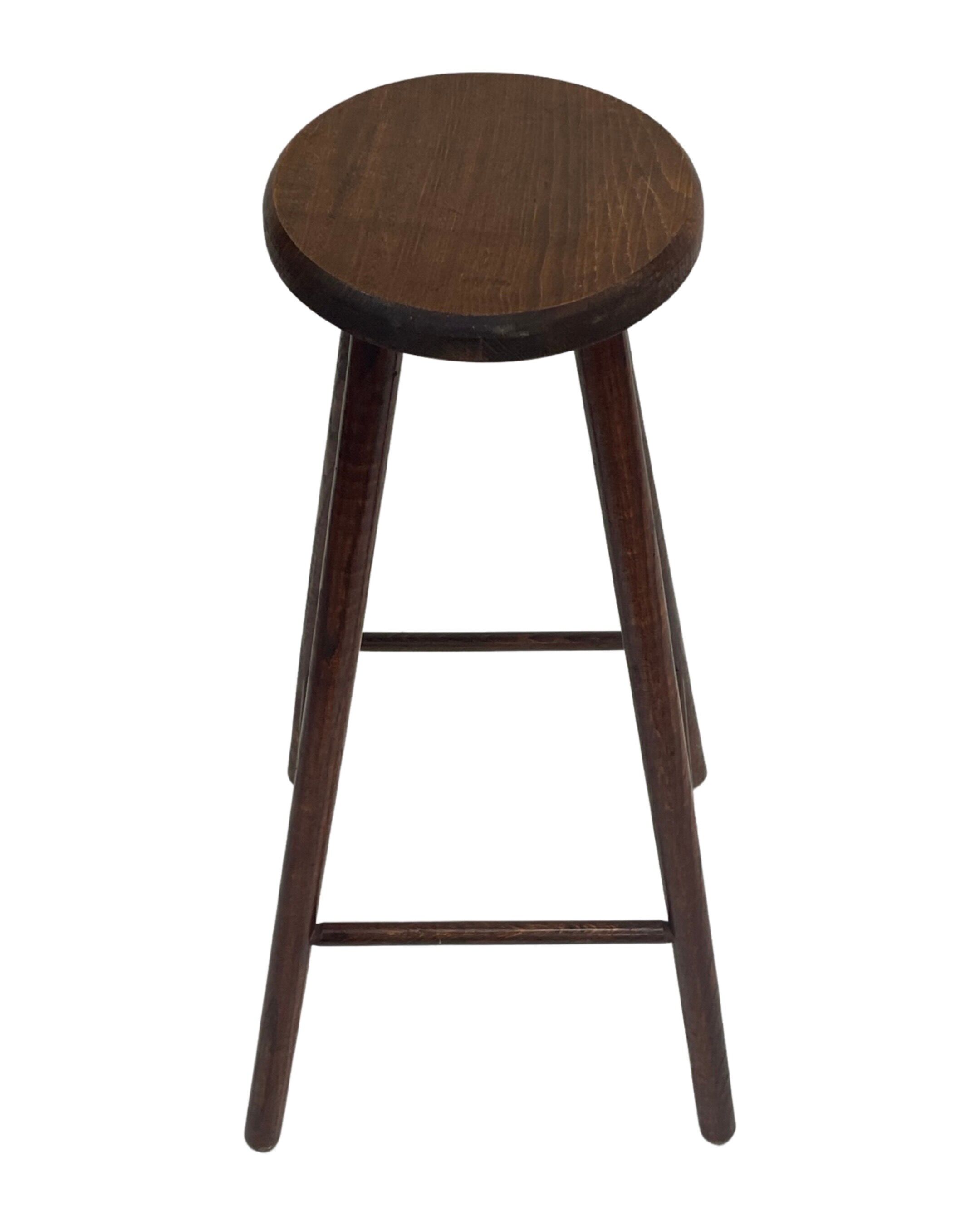 Vintage barstool, wood, 60s